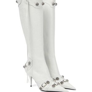 White Knee-High Women's Boots